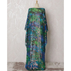 Emerald Green Silk Chiffon